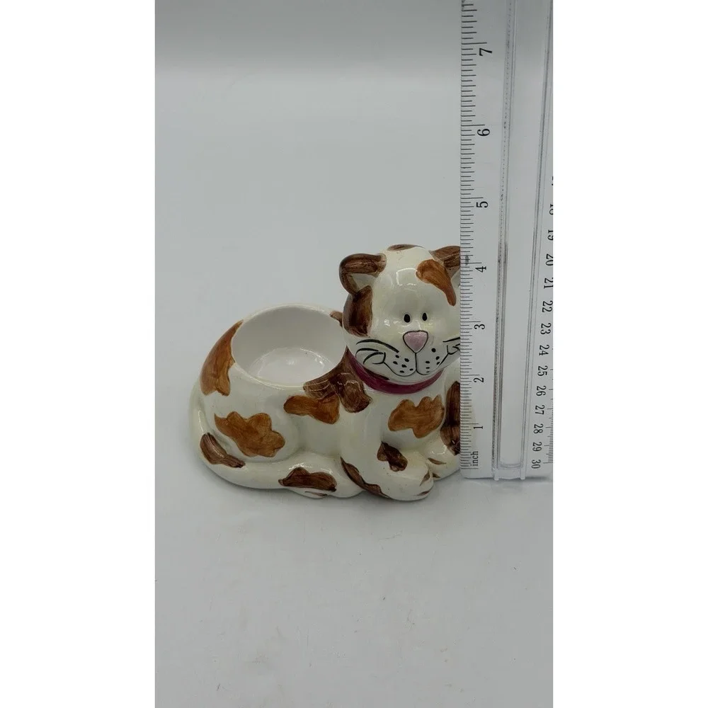 Waxcessories Cat Tales Calico Kitty Tealight Candle Holder